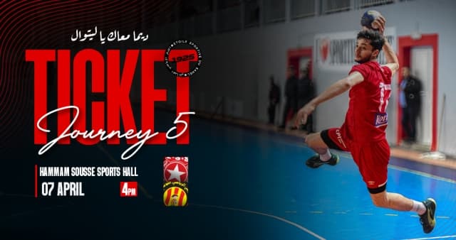 5éme journée des play-offs du championnat de handball : ESS vs EST
