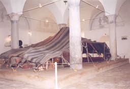 Nomad tent on display