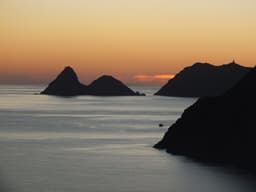 Sunset over the protected archipelago