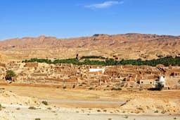 The abandoned old village of Tamerza