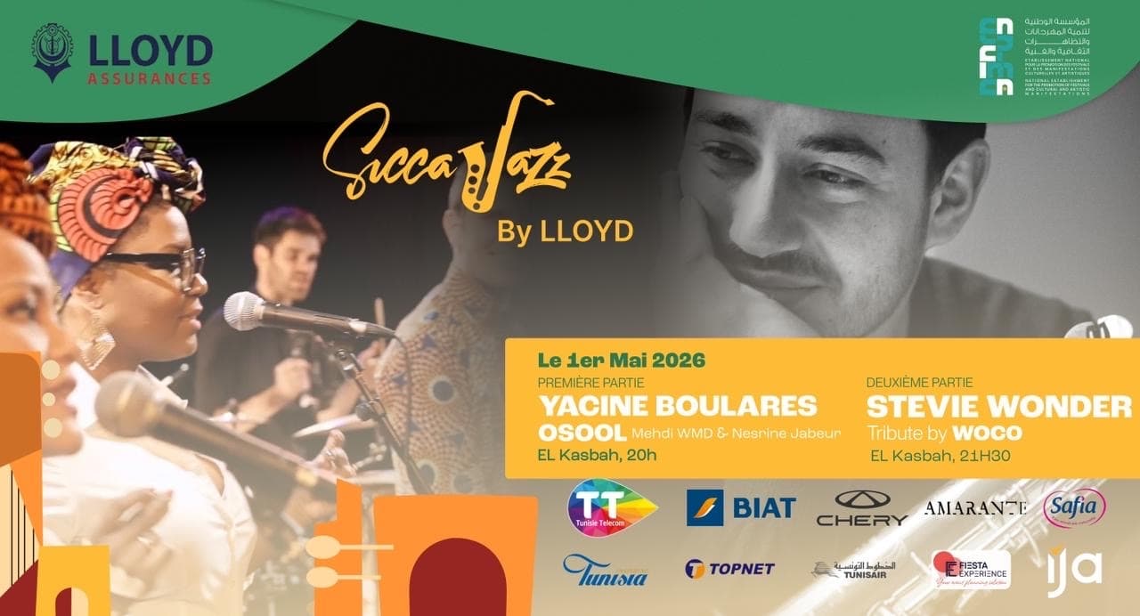 2 concerts: Yacine Boulares (OSOOL) et WOCO-1er Mai Sicca Jazz