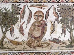 3rd-century owl mosaic