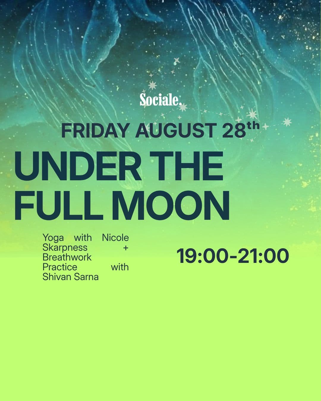 UNDER THE FULL MOON : Yoga with Nicole Skarpness + Breathwork with Shivan Sarna