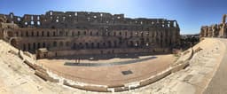 Arena of the El Jem amphitheatre