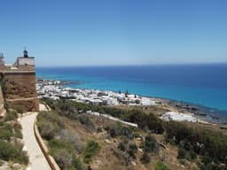 Kelibia and the sea from the fort