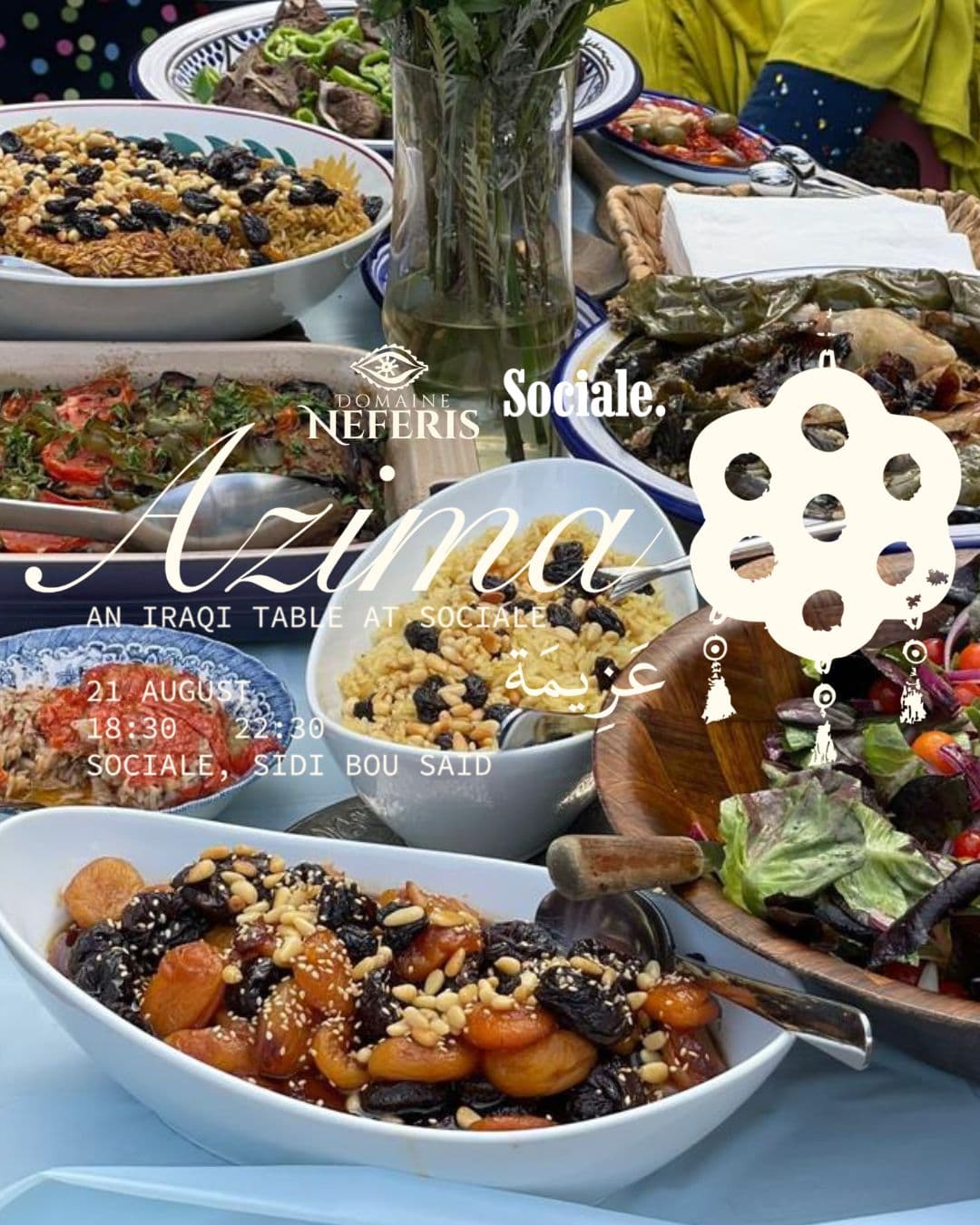 Azima : Iraqi Communal Dinner with Sherazede Al Adhamy & Sura Ghassan Al Adhamy 