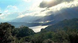 The lake among the Kroumirie hills