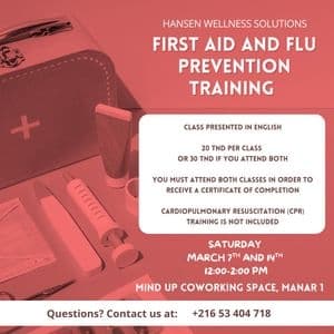 First Aid and Flu Prevention Training