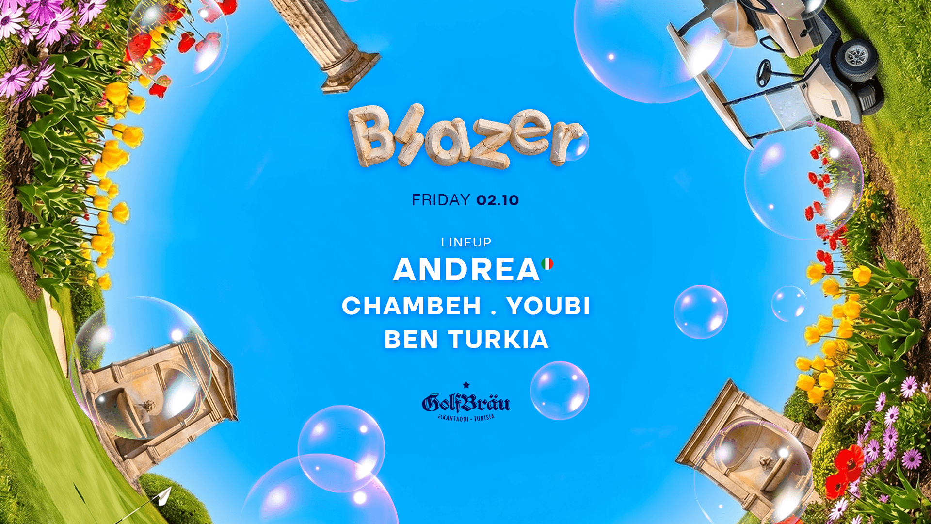 Blazer Music invite Andrea